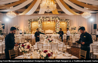 Wedding Event Management in Ahmedabad: Designing a Bollywood-Style Sangeet vs. a Traditional Acoustic Garba Night.