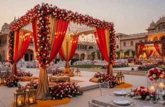 The “Blue Pottery” Wedding: Bringing Jaipur’s Iconic Craft into Centerpieces & Favors